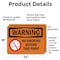 Signmission No Smoking Beyond This Point OSHA Warning Sign, Vinyl Decal, 24in W x 18in L, 2PK OS-2PACK-WS-D-1824-L-12710 - alternate 5